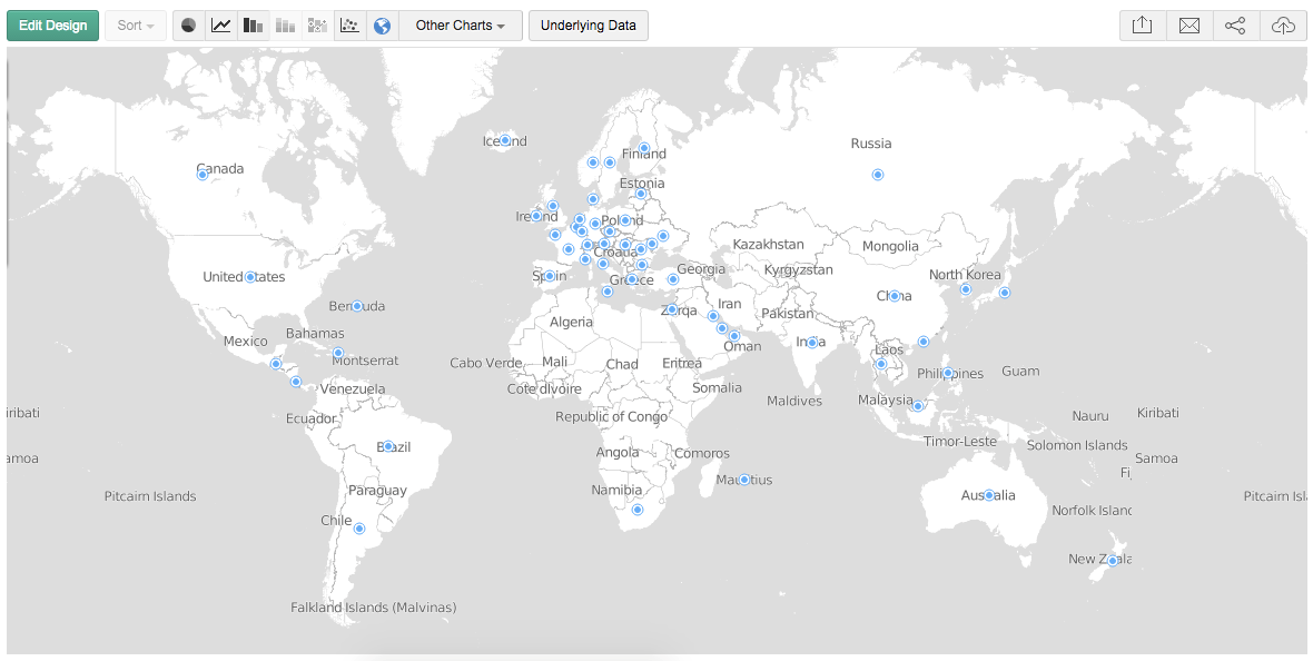 Nieuw: Map Charts voor Zoho Reports